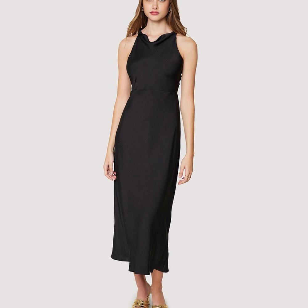 Anthropologie Black Maxi Dress